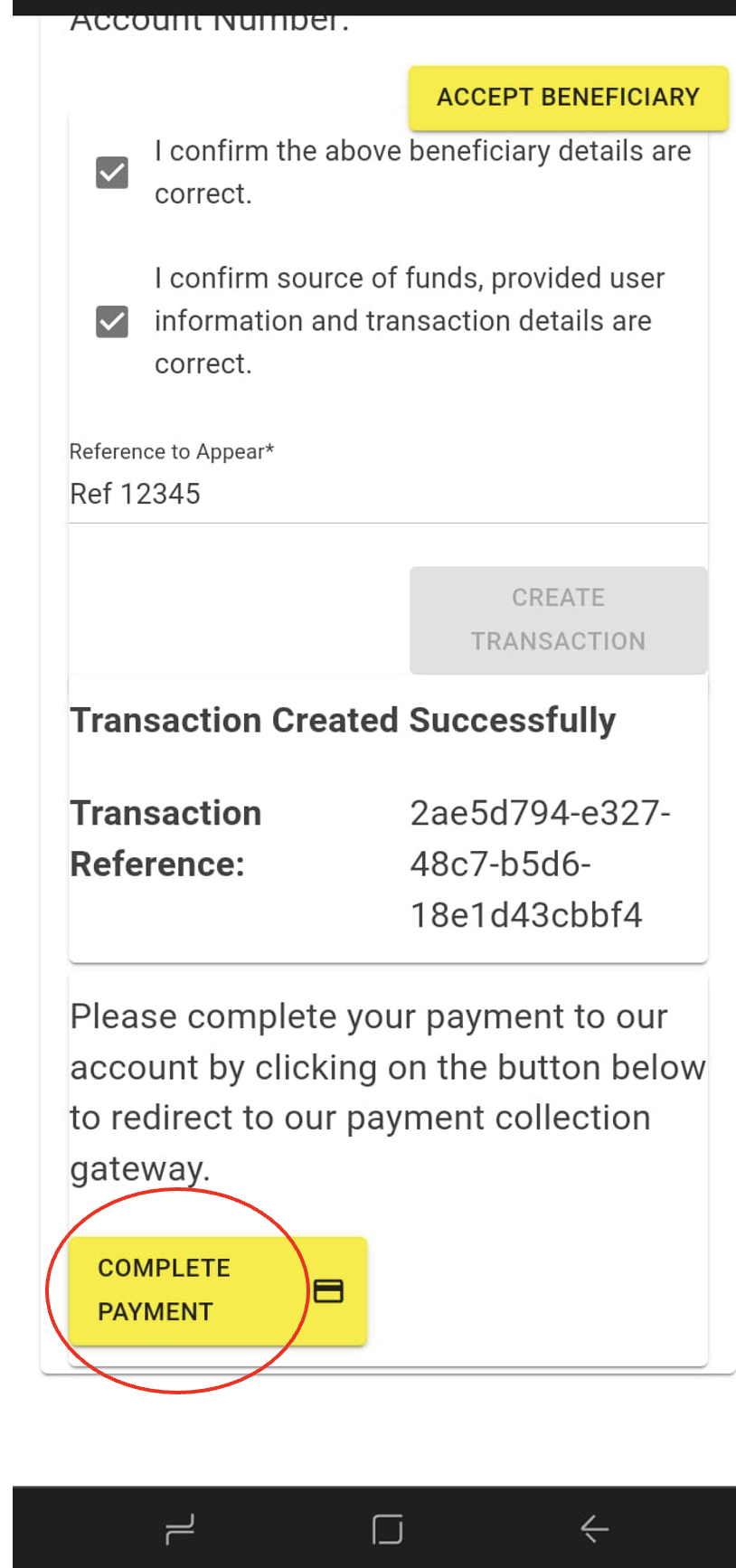 ydpay send money